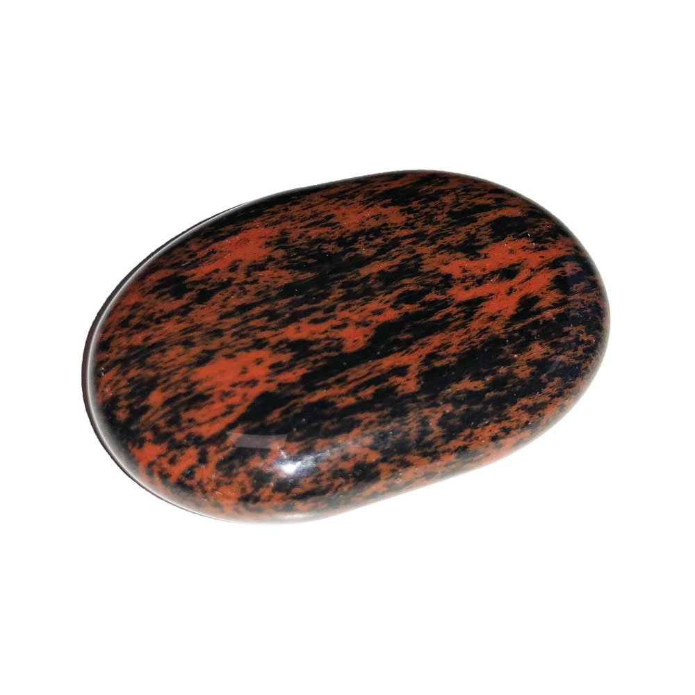 Pierre plate Obsidienne acajou