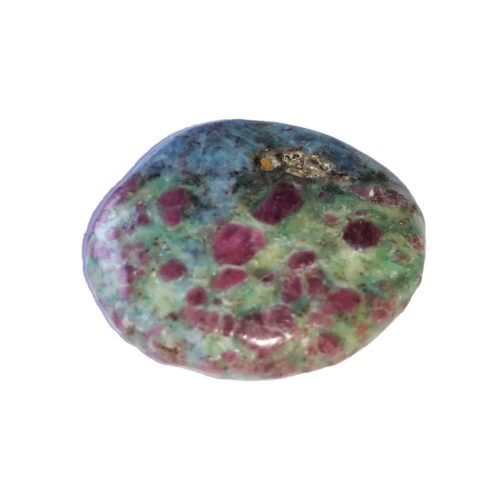 pierre plate rubis sur fuschite