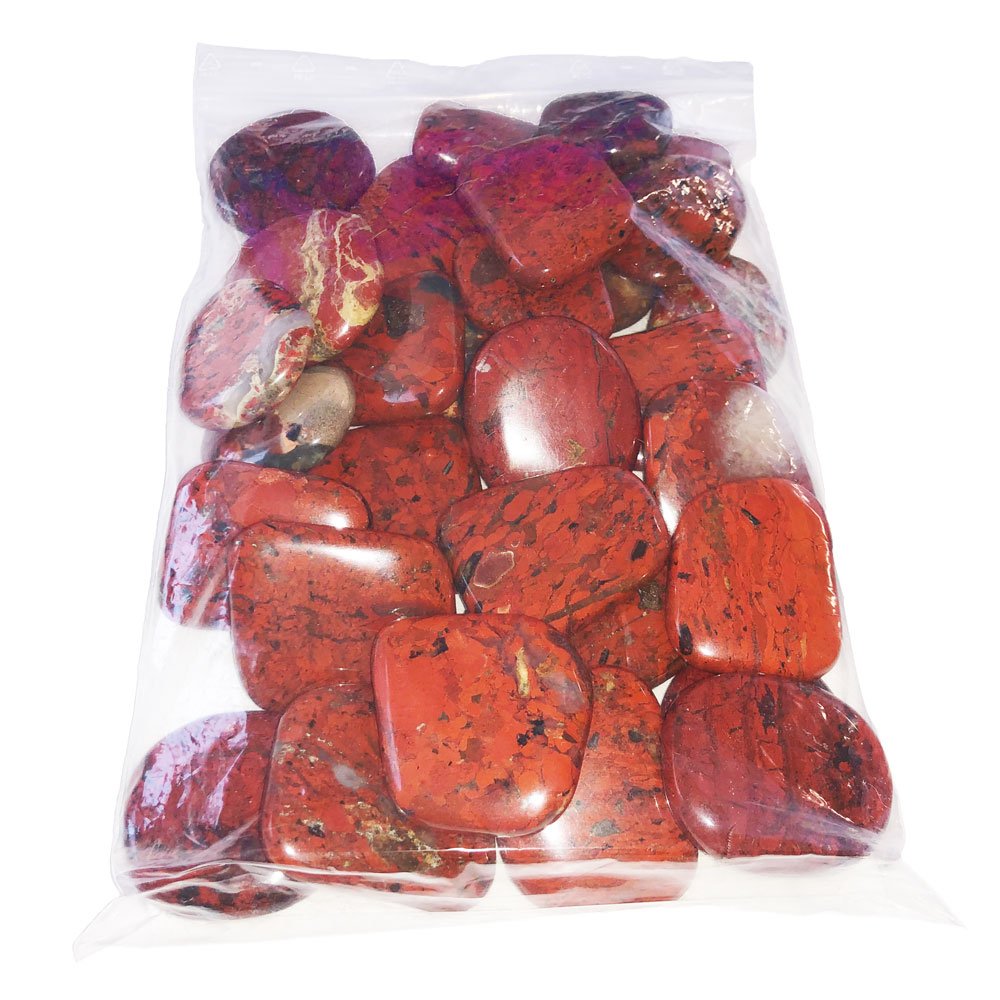 sachet pierres plates jaspe bréchique