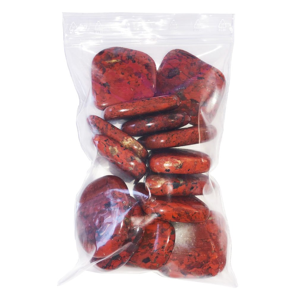 sachet pierres plates jaspe bréchique