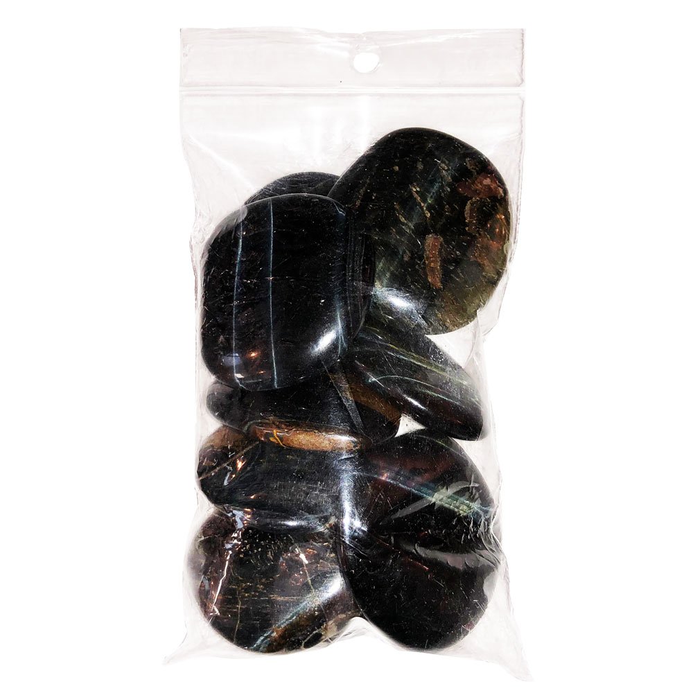 sachet pierres plates oeil de faucon