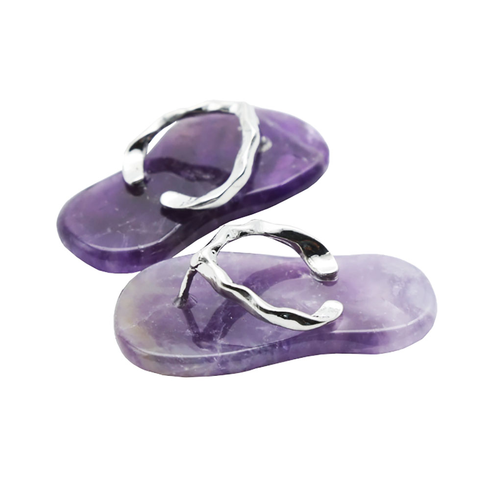 pendentif amethyste plage