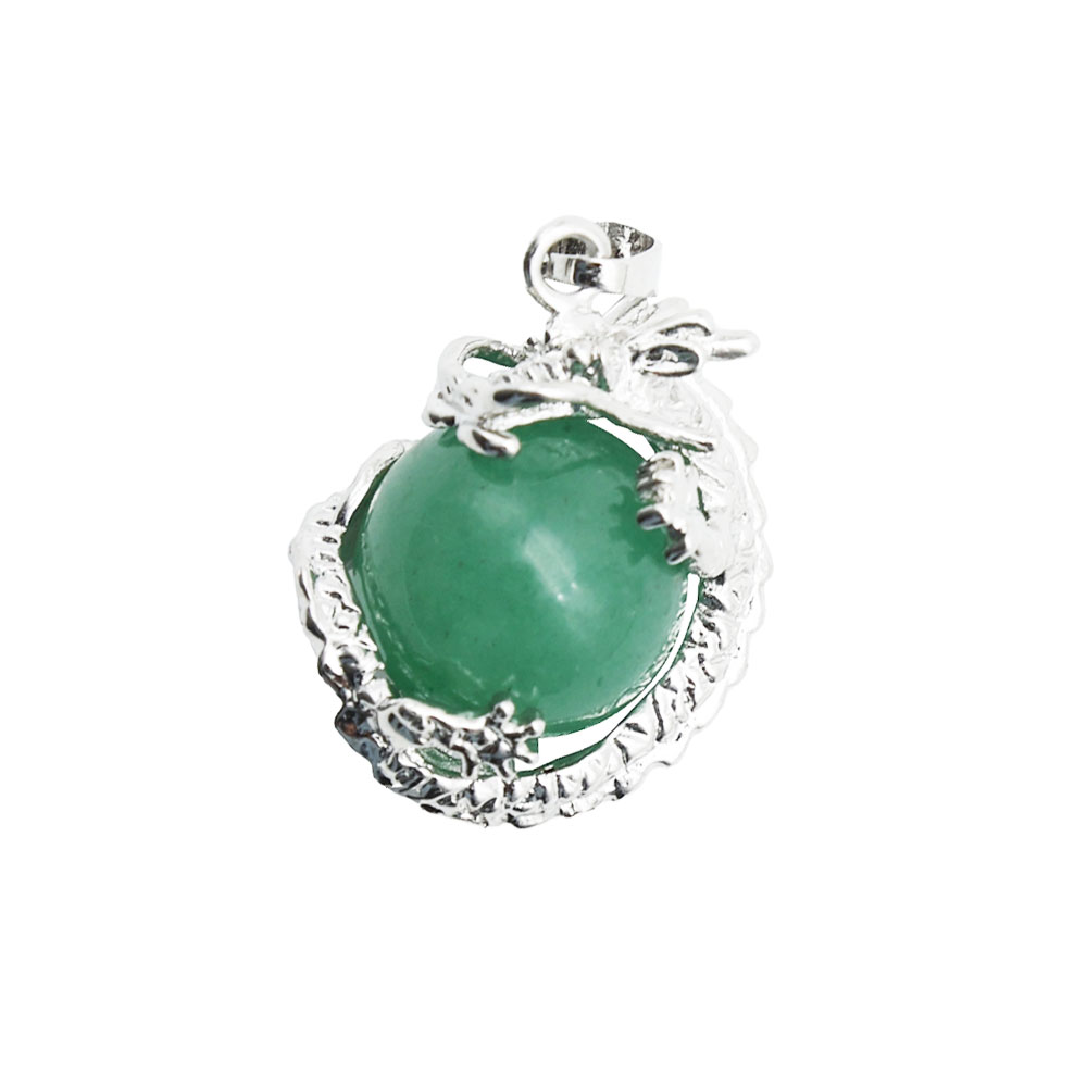 pendentif aventurine verte dragon