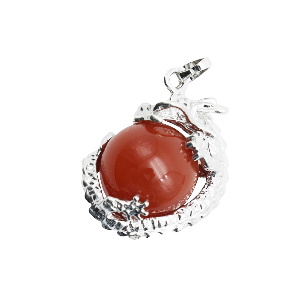 pendentif cornaline dragon