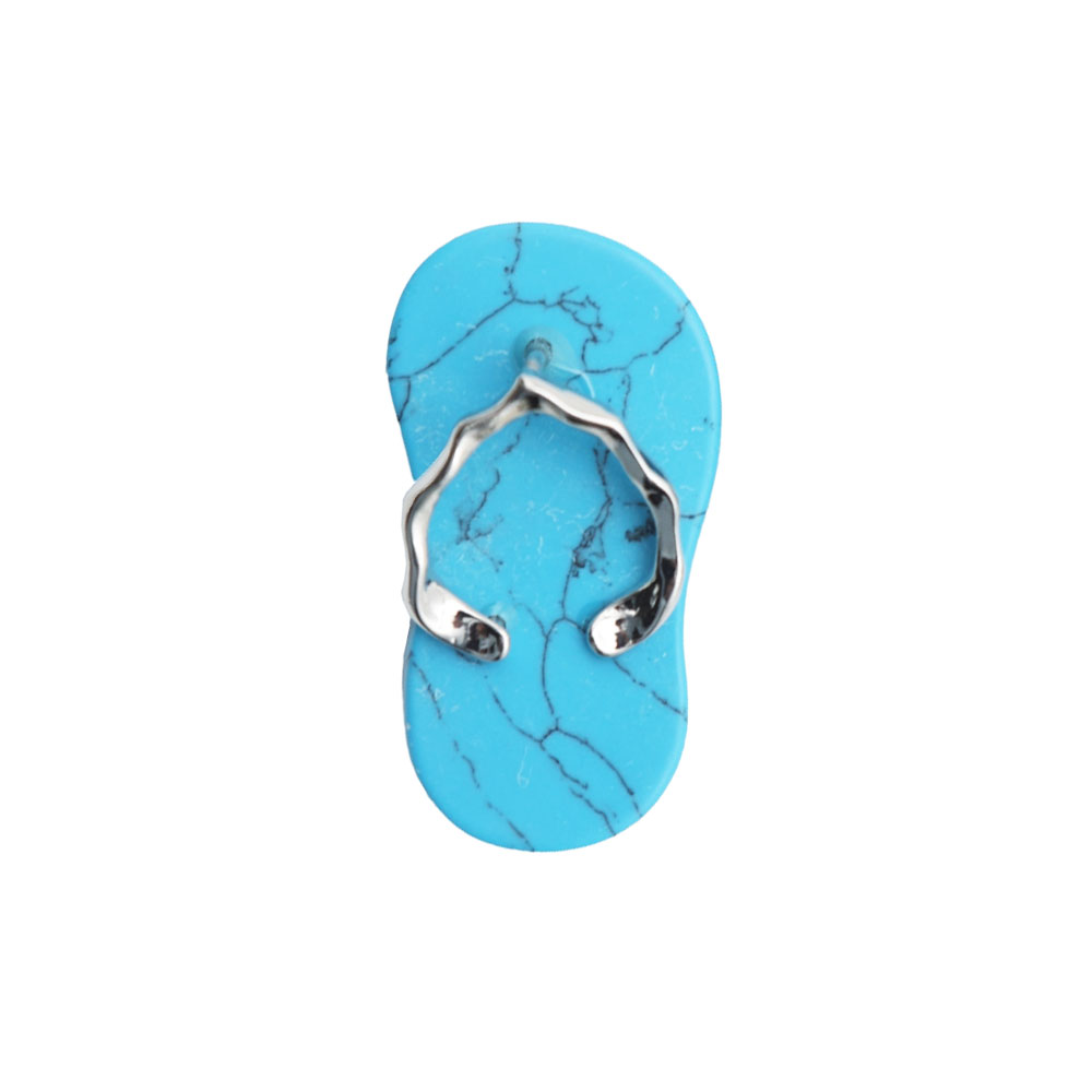 pendentif howlite bleue plage