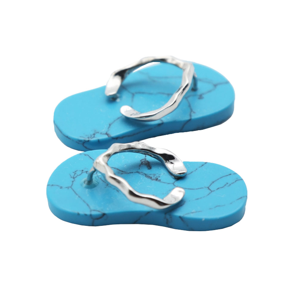 pendentif howlite bleue plage