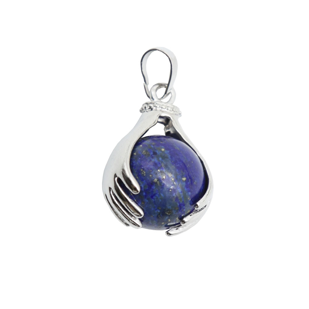 pendentif lapis-lazuli deux mains