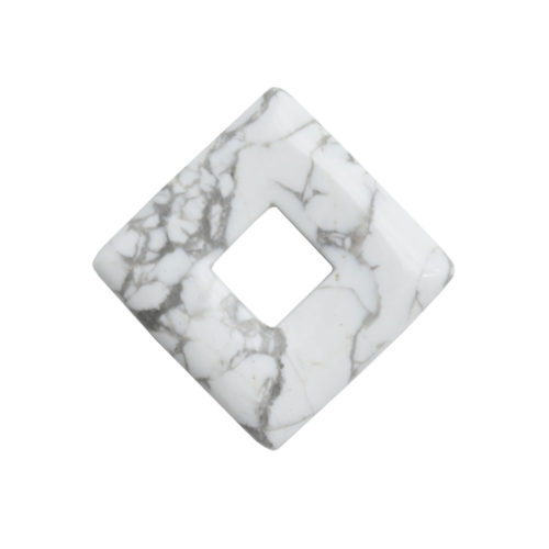 pendentif pi chinois ou donut magnésite petit carré