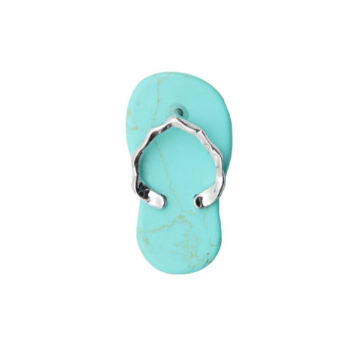 pendentif turquoise stabilisée plage