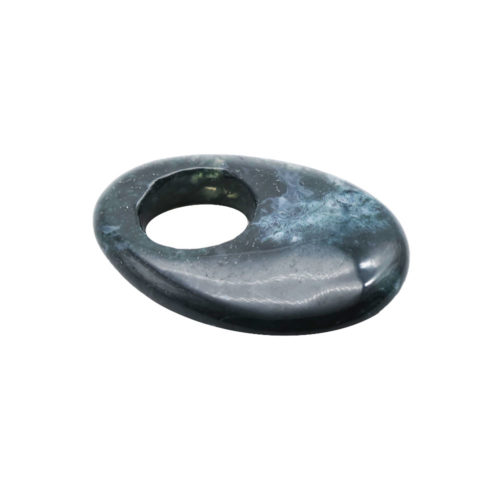 pi chinois ou donut agate mousse oval