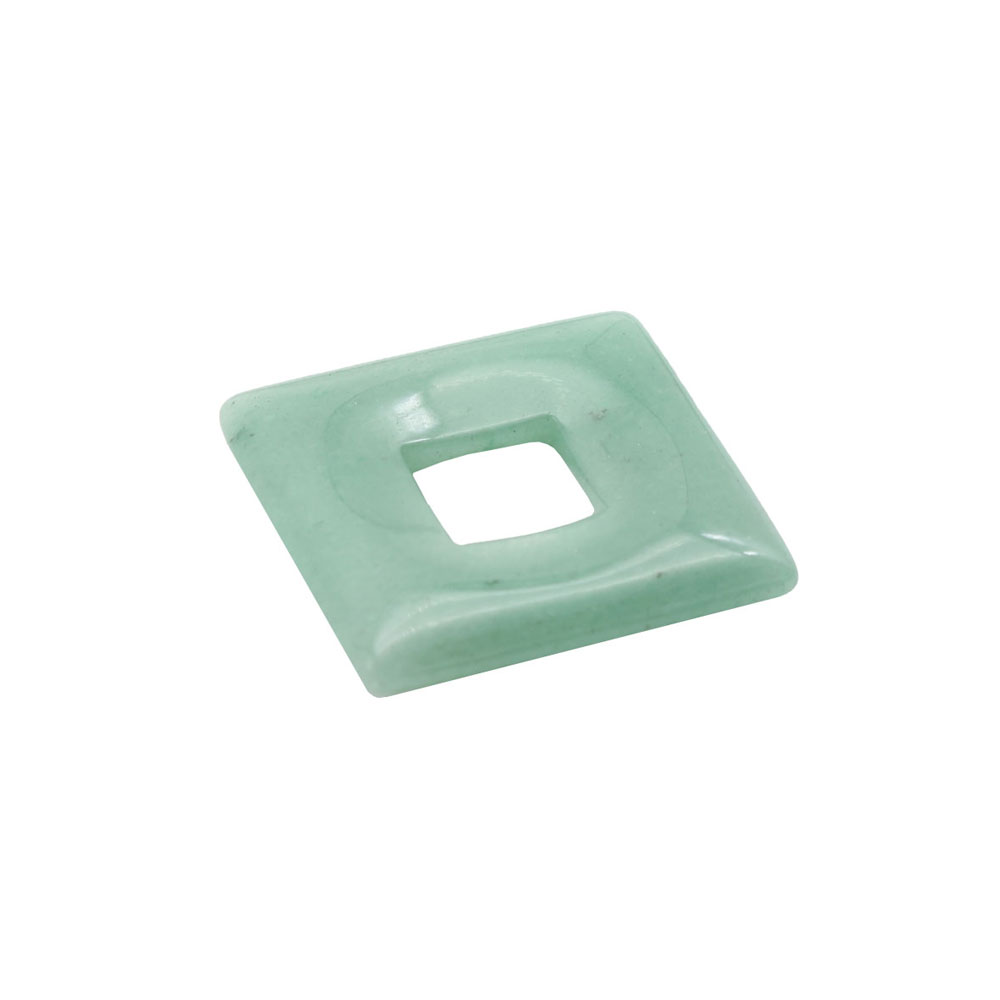 pi chinois ou donut aventurine verte petit carré