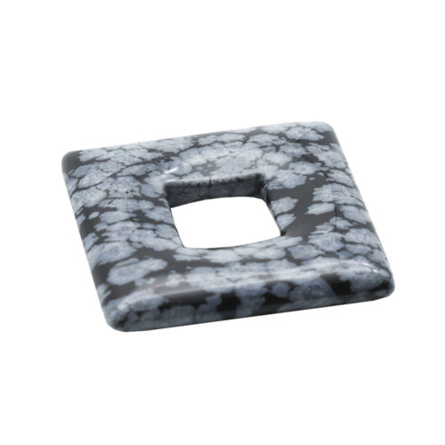 pi chinois ou donut obsidienne neige carré