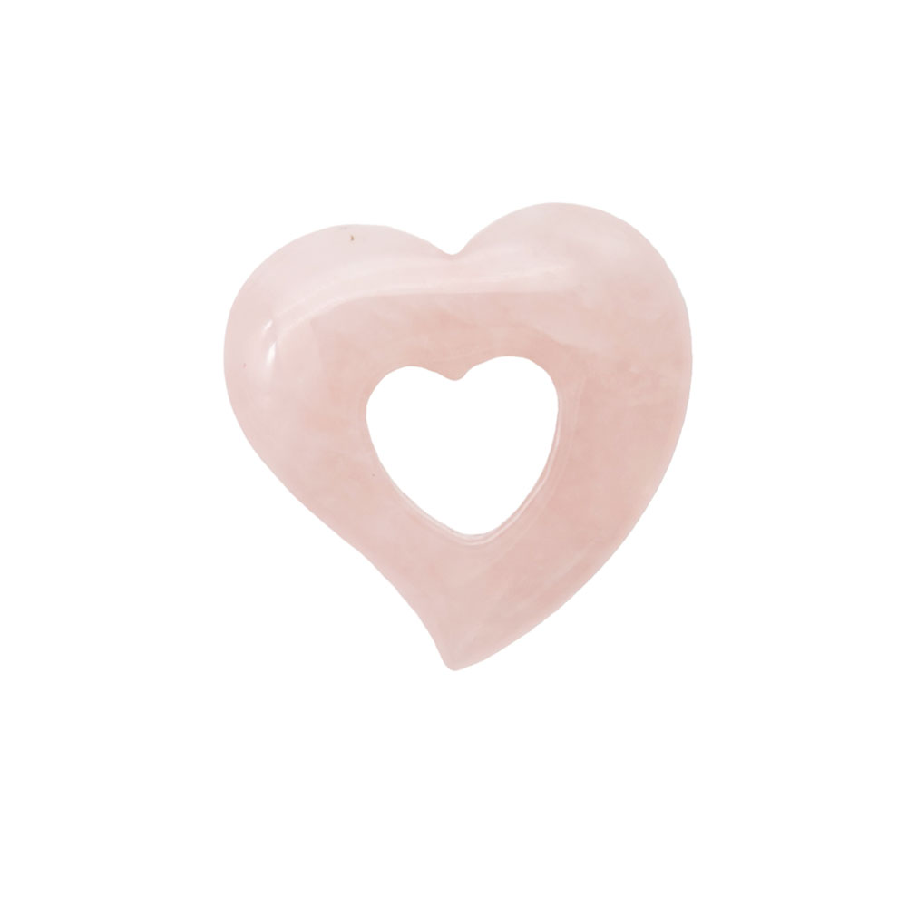 pi chinois ou donut quartz rose coeur