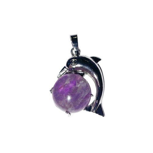 Pendentif Améthyste Dauphin