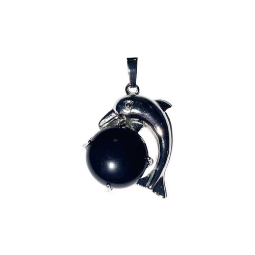 pendentif onyx dauphin