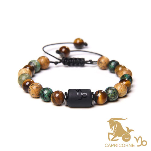 bracelet capricorne cordon ajustable
