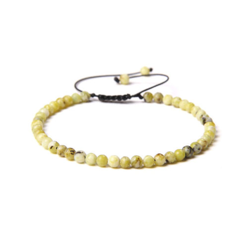 bracelet chrysoprase citron