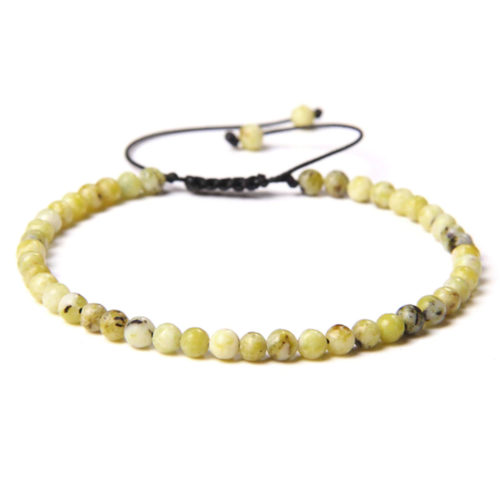 bracelet chrysoprase citron