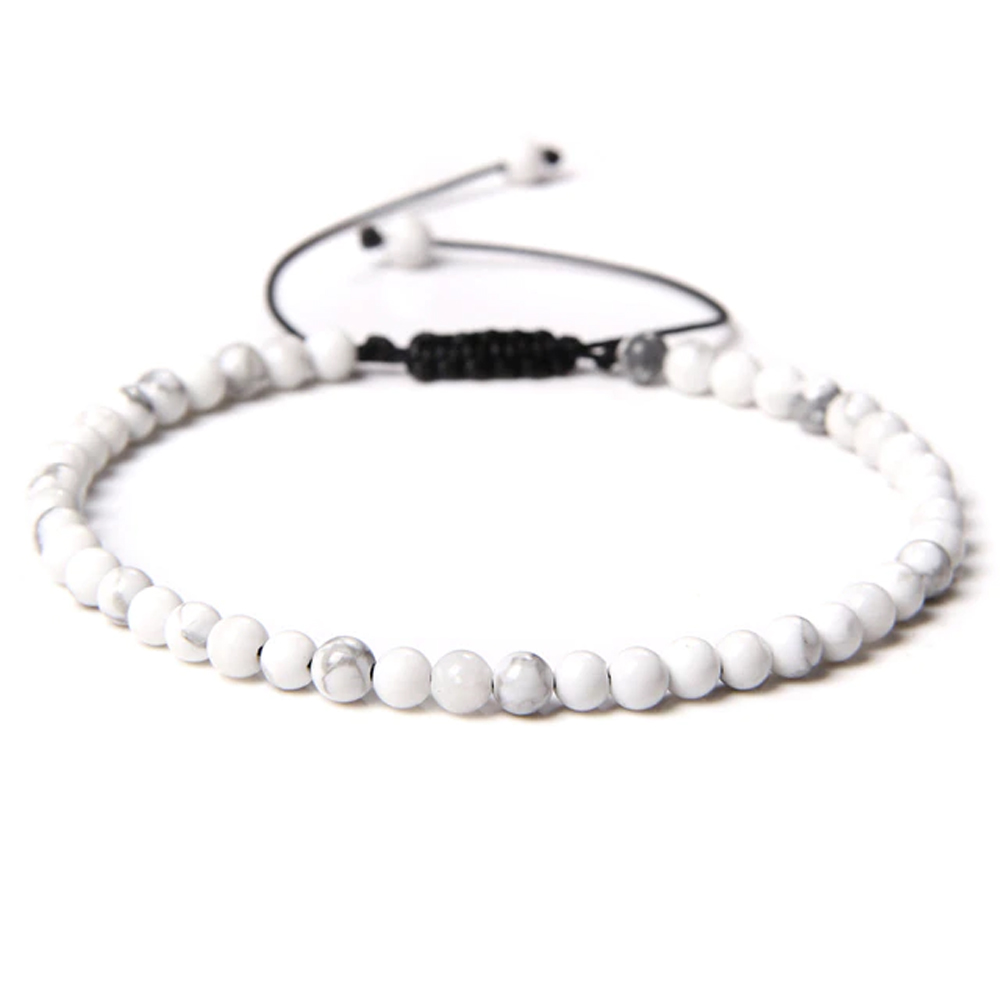 bracelet howlite pierres boules