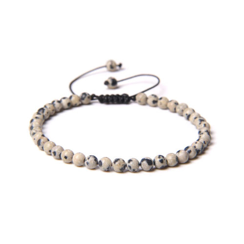 bracelet jaspe dalmatien