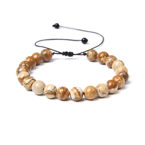 bracelet jaspe paysage