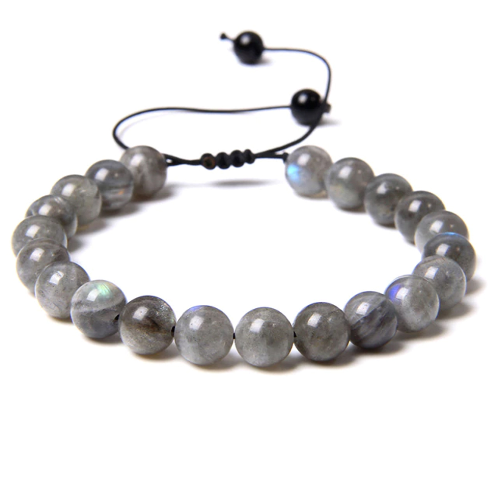 bracelet labradorite pierres boules