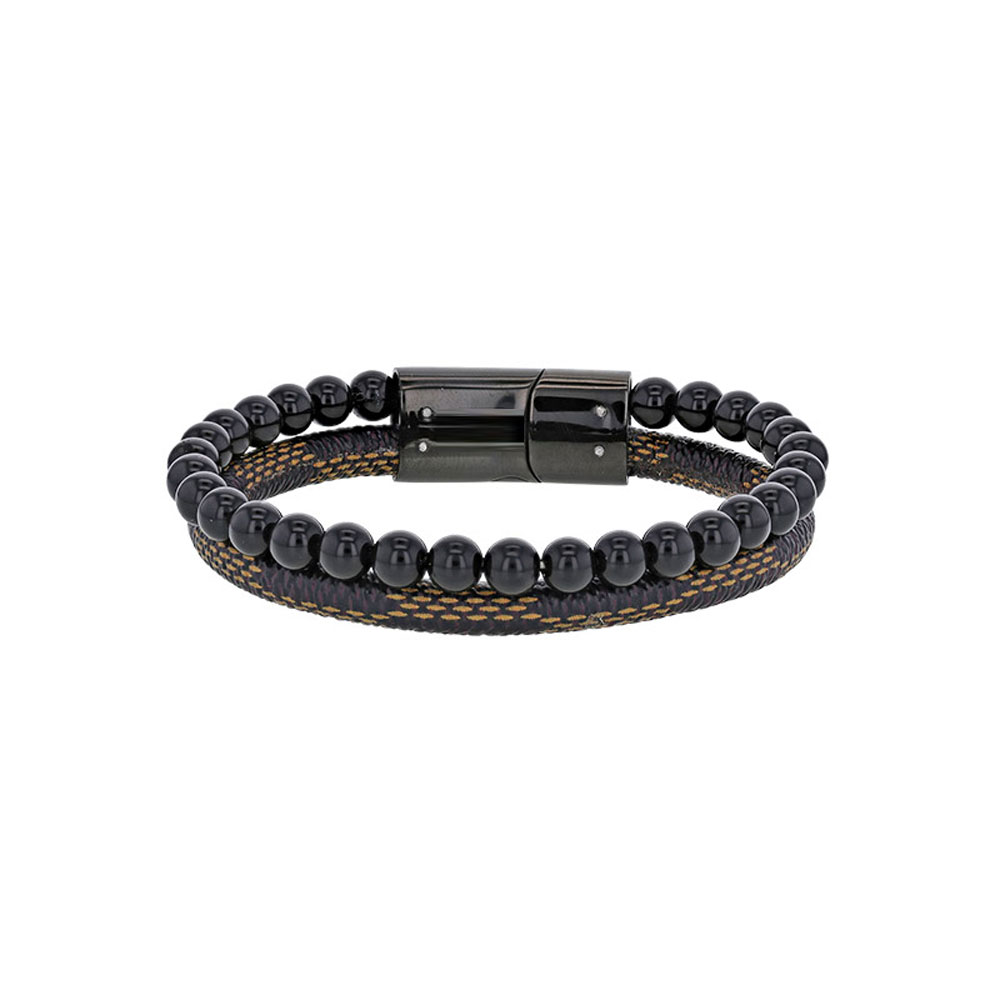 bracelet onyx pour lui