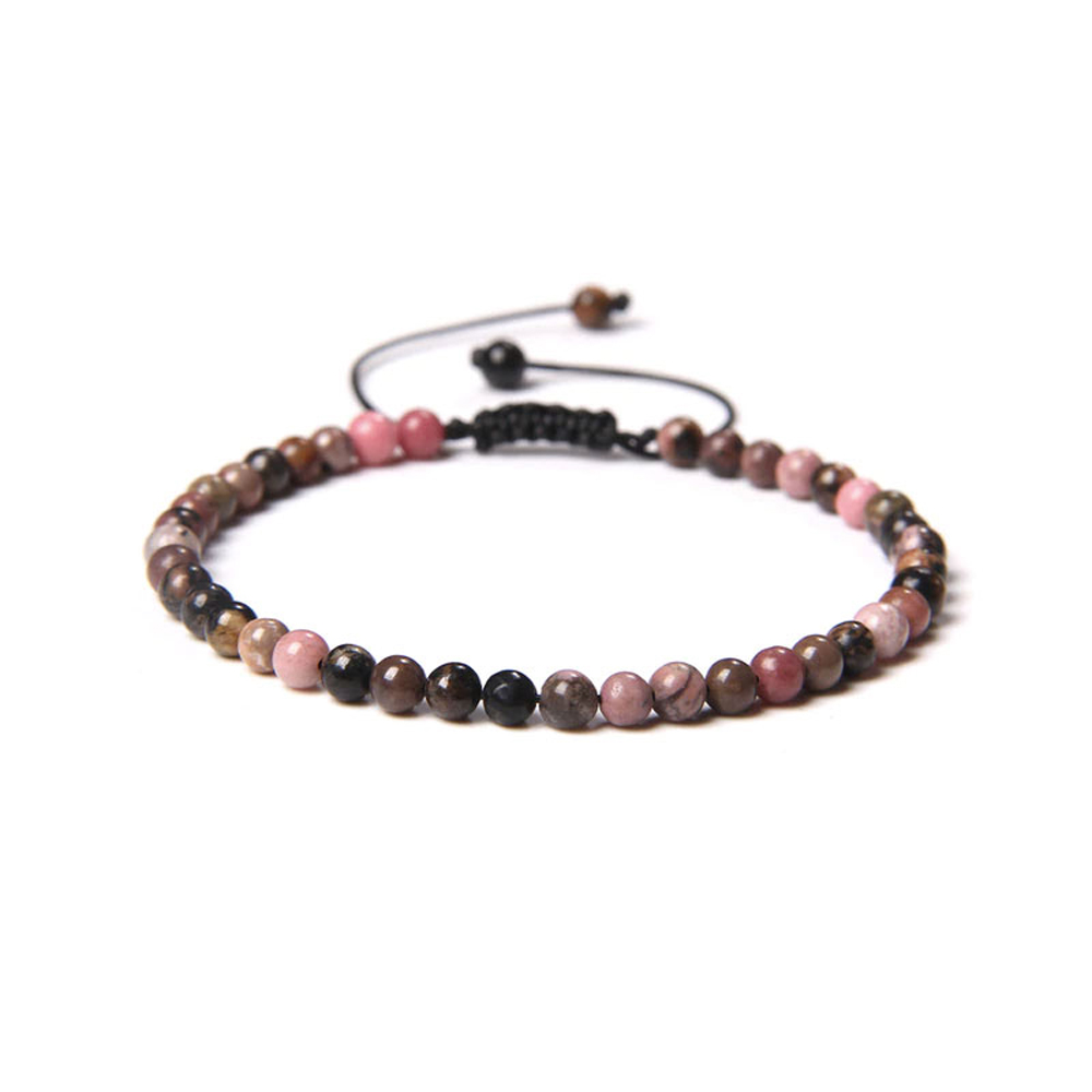 bracelet rhodochrosite pierres boules