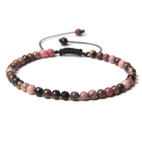 bracelet rhodochrosite pierres boules