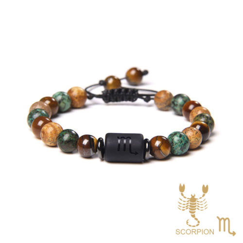 bracelet scorpion cordon ajustable