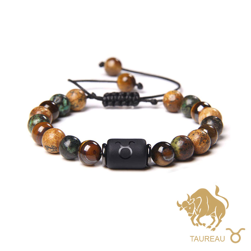 bracelet taureau cordon ajustable