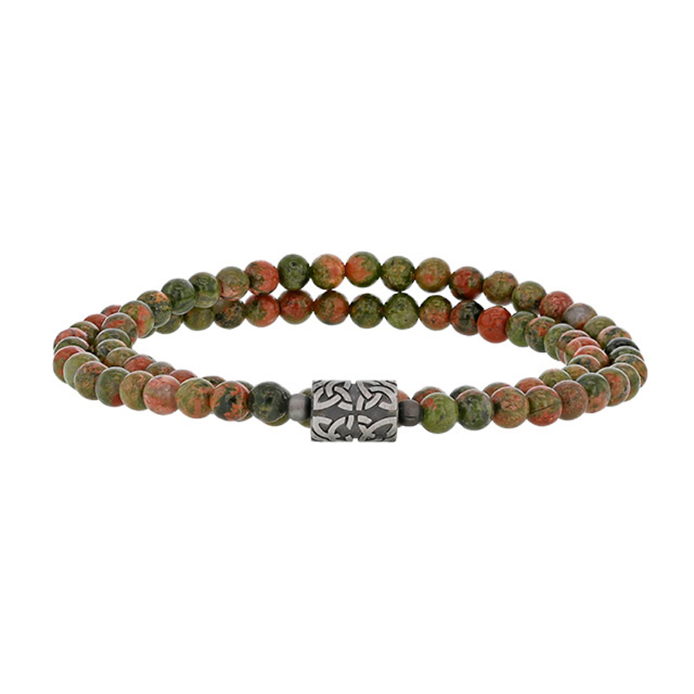 bracelet unakite pour lui