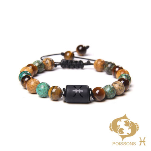 bracelet poissons cordon ajustable