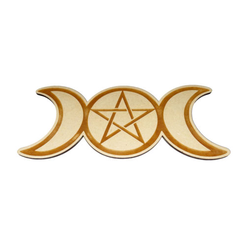 Plaque de rechargement Triple Lune Wicca