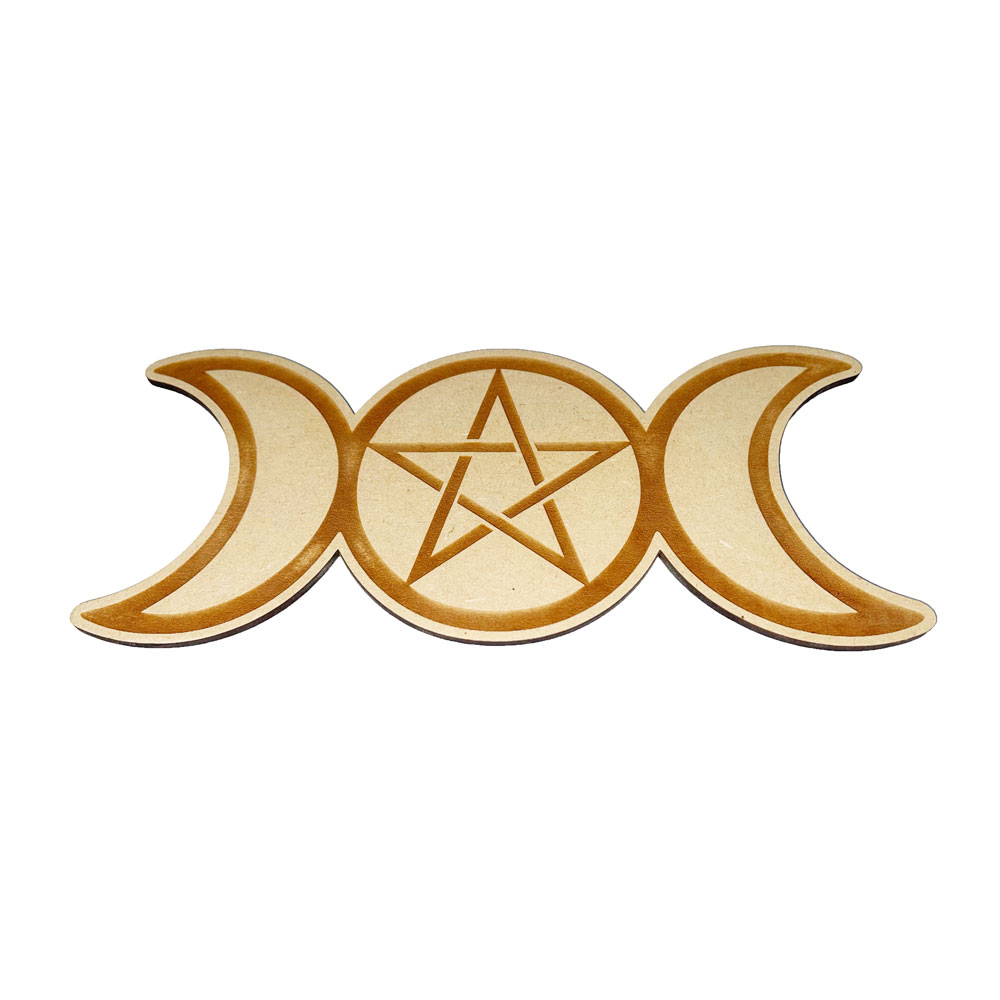 Plaque de rechargement Triple Lune Wicca