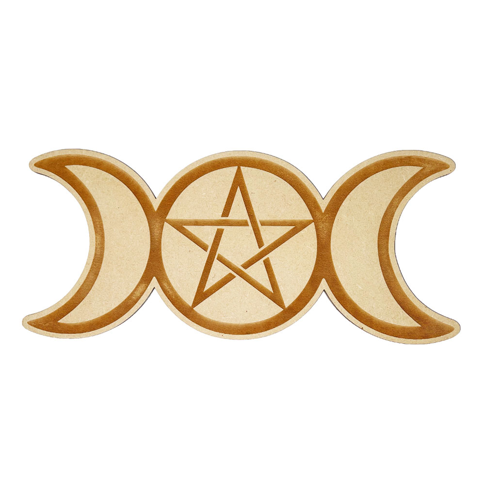 Plaque de rechargement Triple Lune Wicca