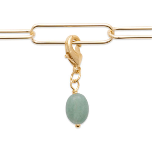 breloque quartzite vert