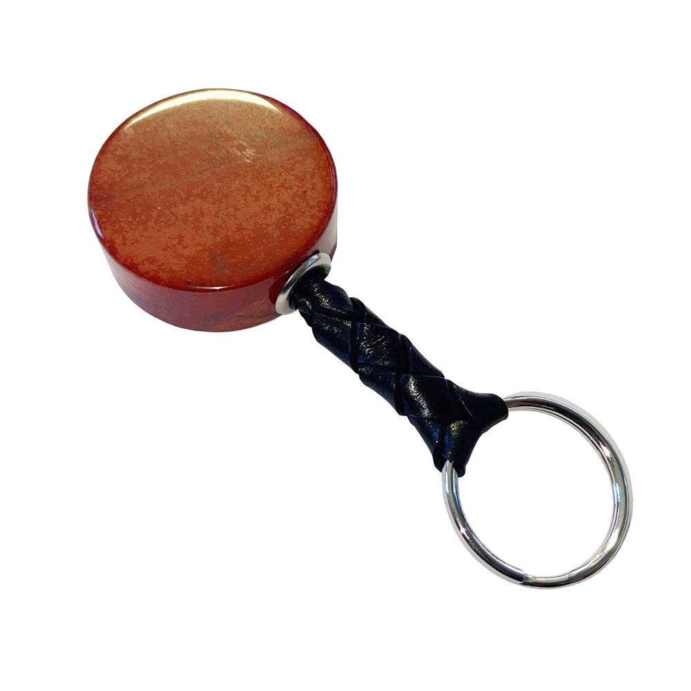 porte-clés jaspe rouge