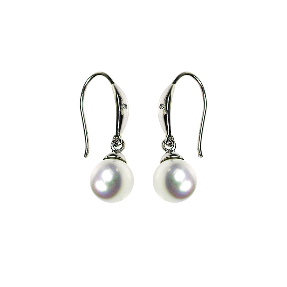 Boucles d'Oreilles en Perles de Majorque - 8 x 23 mm