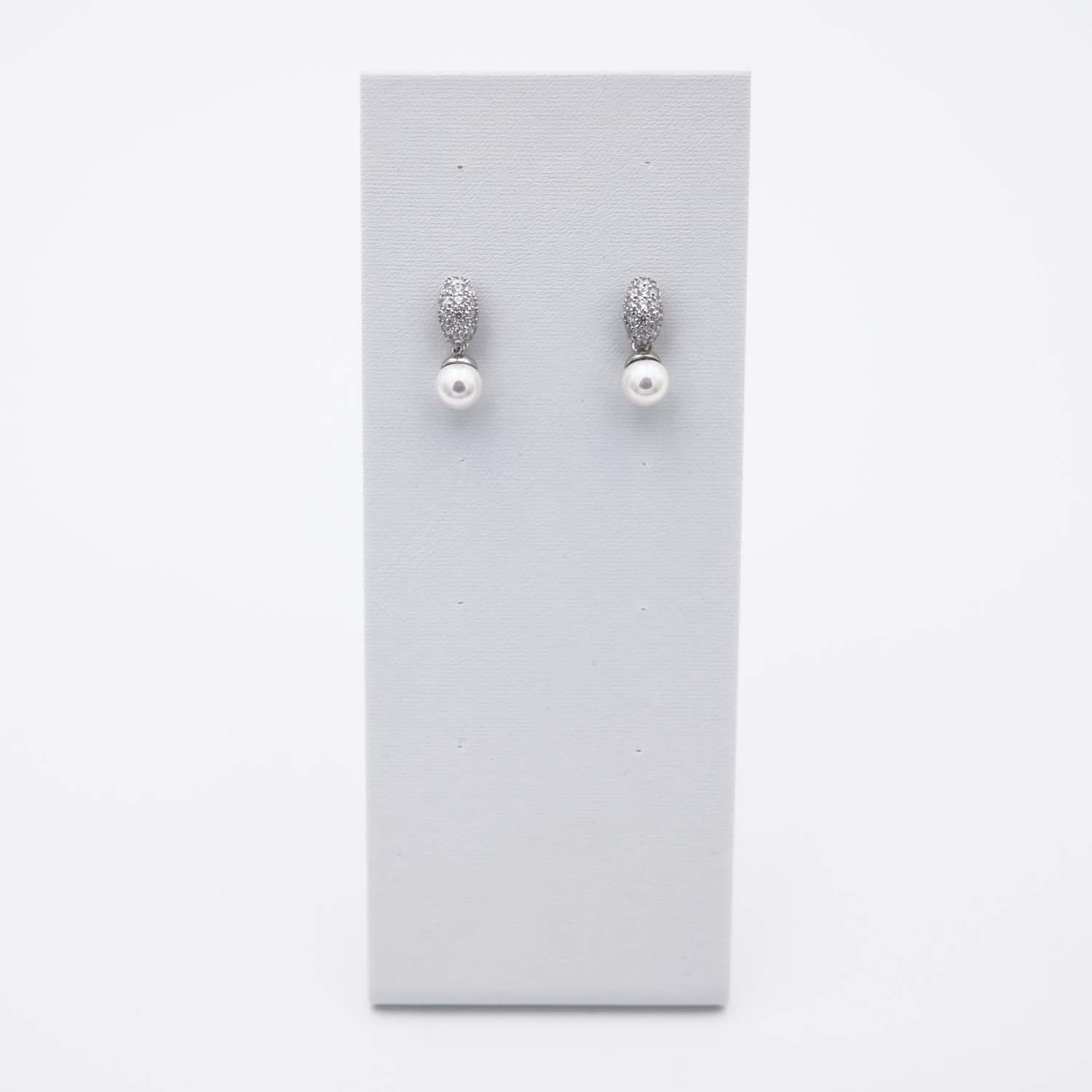 Boucles d'Oreilles en Perles de Majorque - 8 x 21 mm - Image 7
