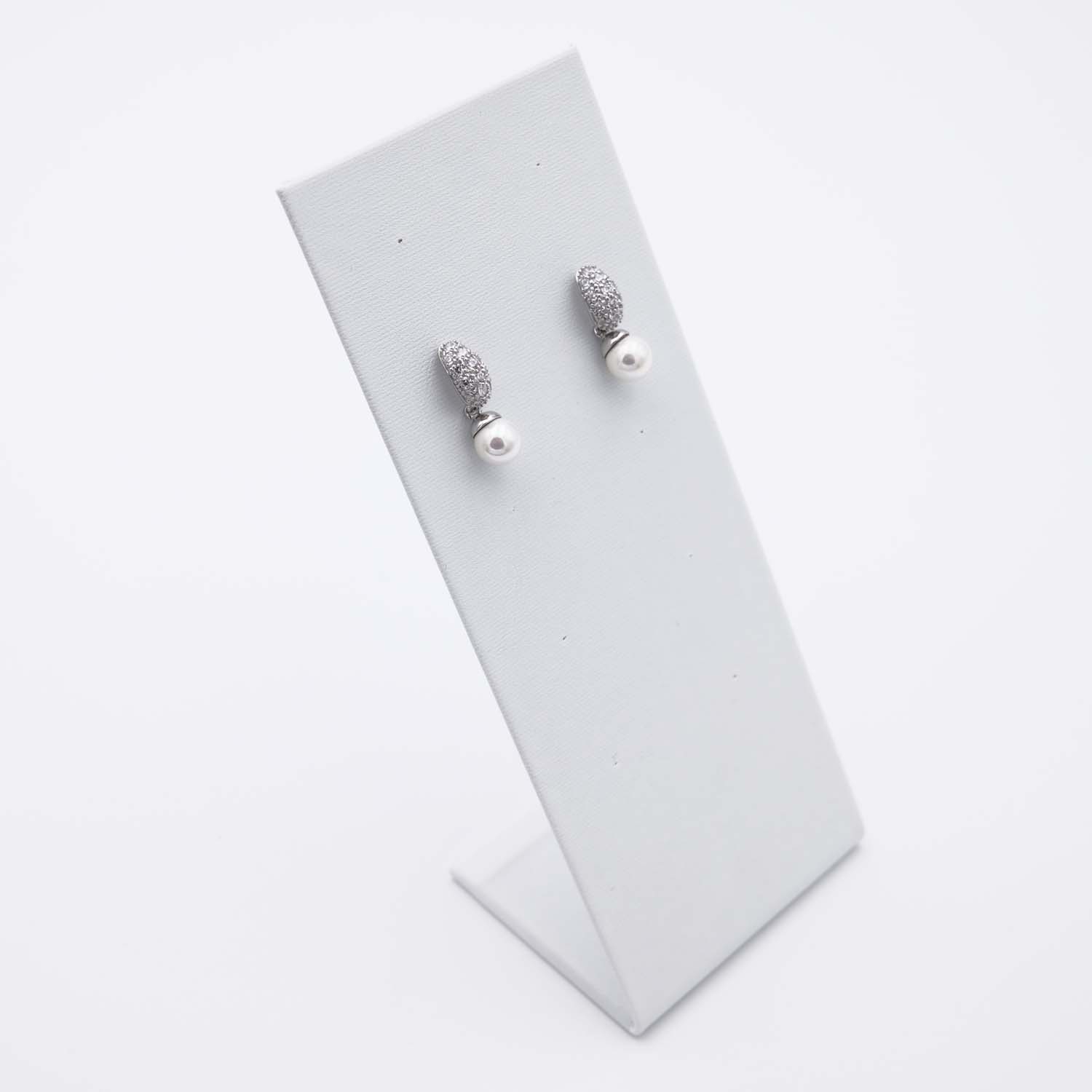 Boucles d'Oreilles en Perles de Majorque - 8 x 21 mm - Image 6