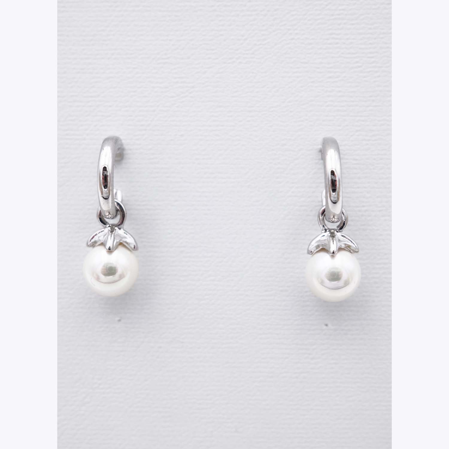 Boucles d'Oreilles en Perles de Majorque - 22 x 8 mm - Image 8
