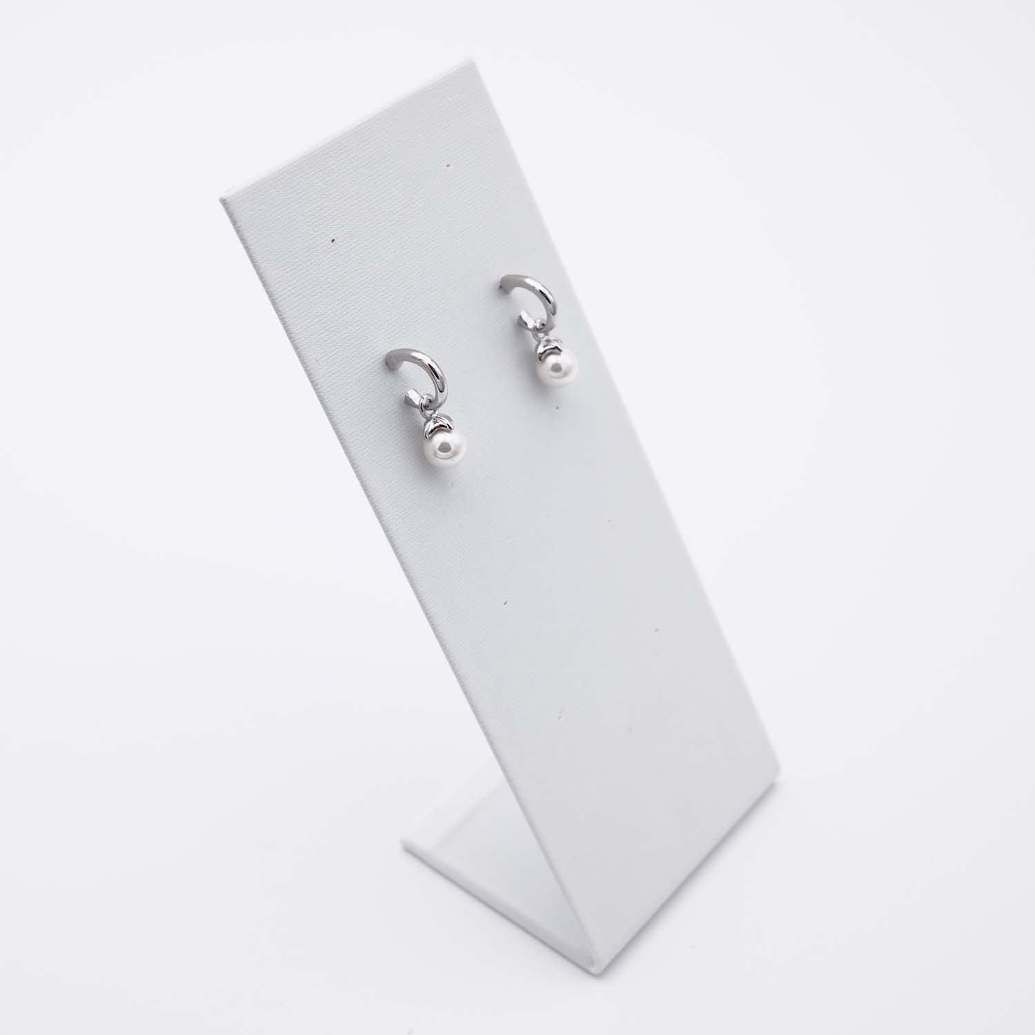 Boucles d'Oreilles en Perles de Majorque - 22 x 8 mm - Image 6