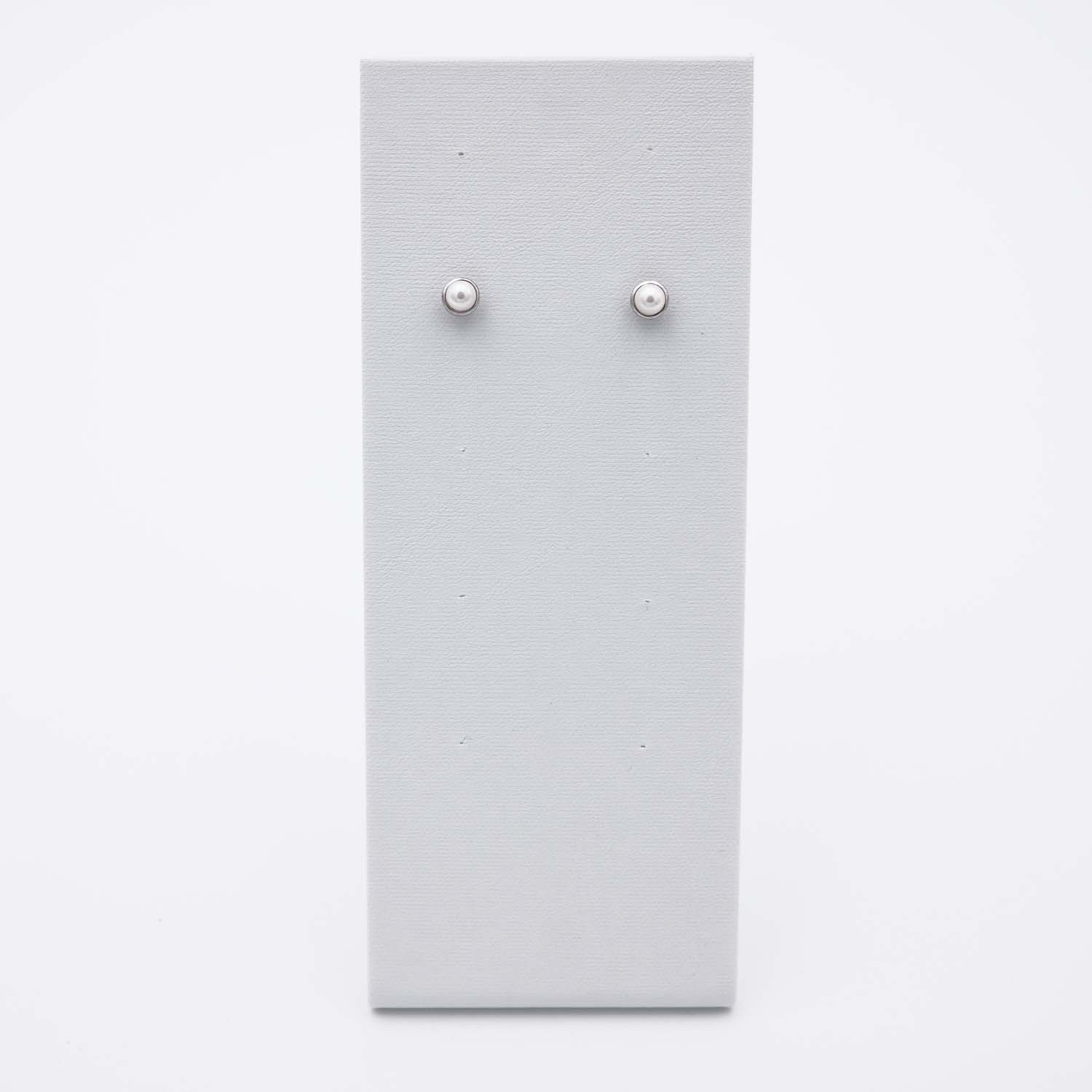 Boucles d'Oreilles en Perles de Majorque - 7 x 7 mm - Image 7