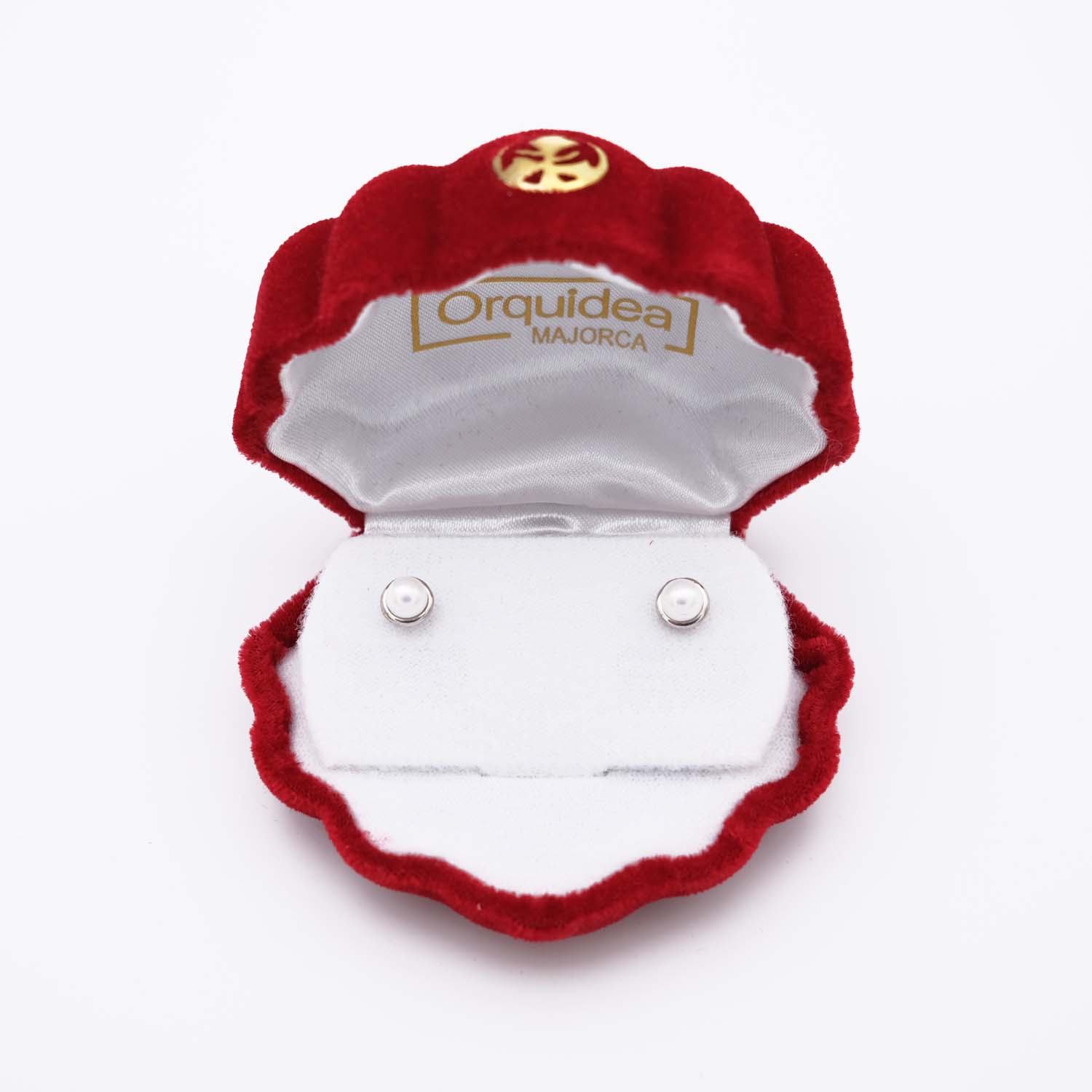 Boucles d'Oreilles en Perles de Majorque - 7 x 7 mm - Image 4