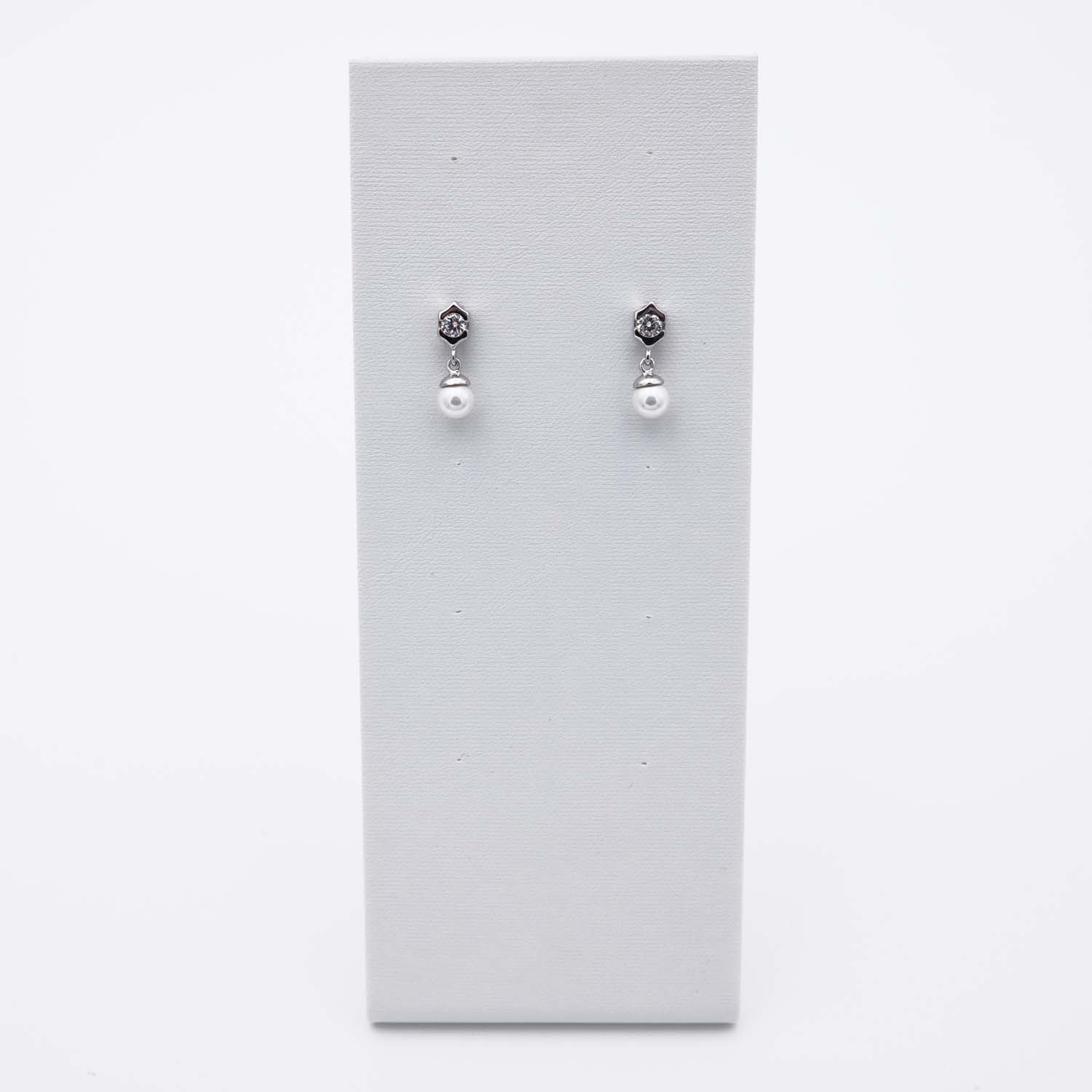 Boucles d'Oreilles en Perles de Majorque - 6 x 15 mm - Image 7