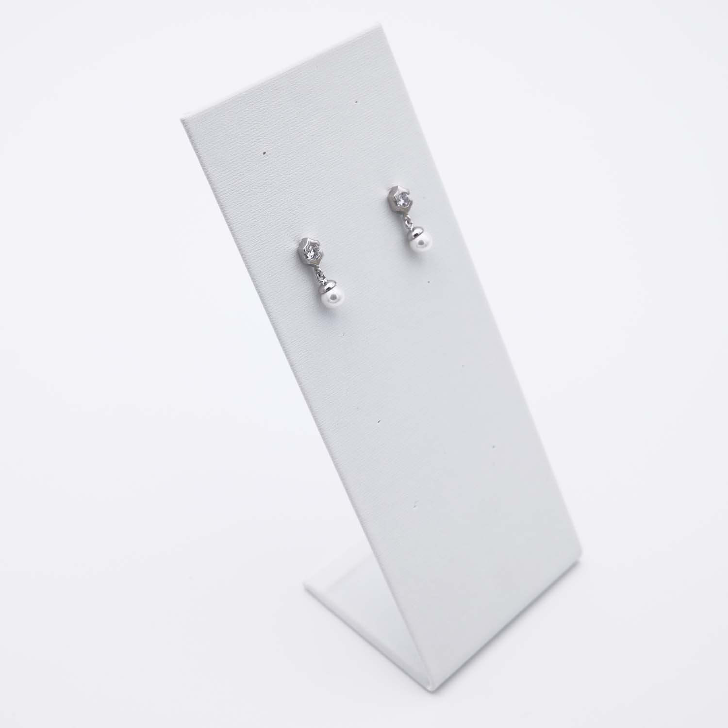 Boucles d'Oreilles en Perles de Majorque - 6 x 15 mm - Image 6