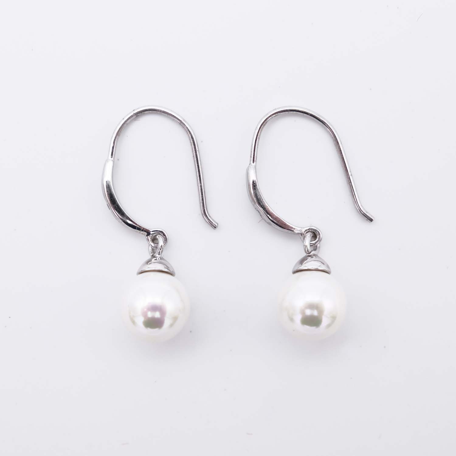 Boucles d'Oreilles en Perles de Majorque - 8 x 23 mm - Image 2