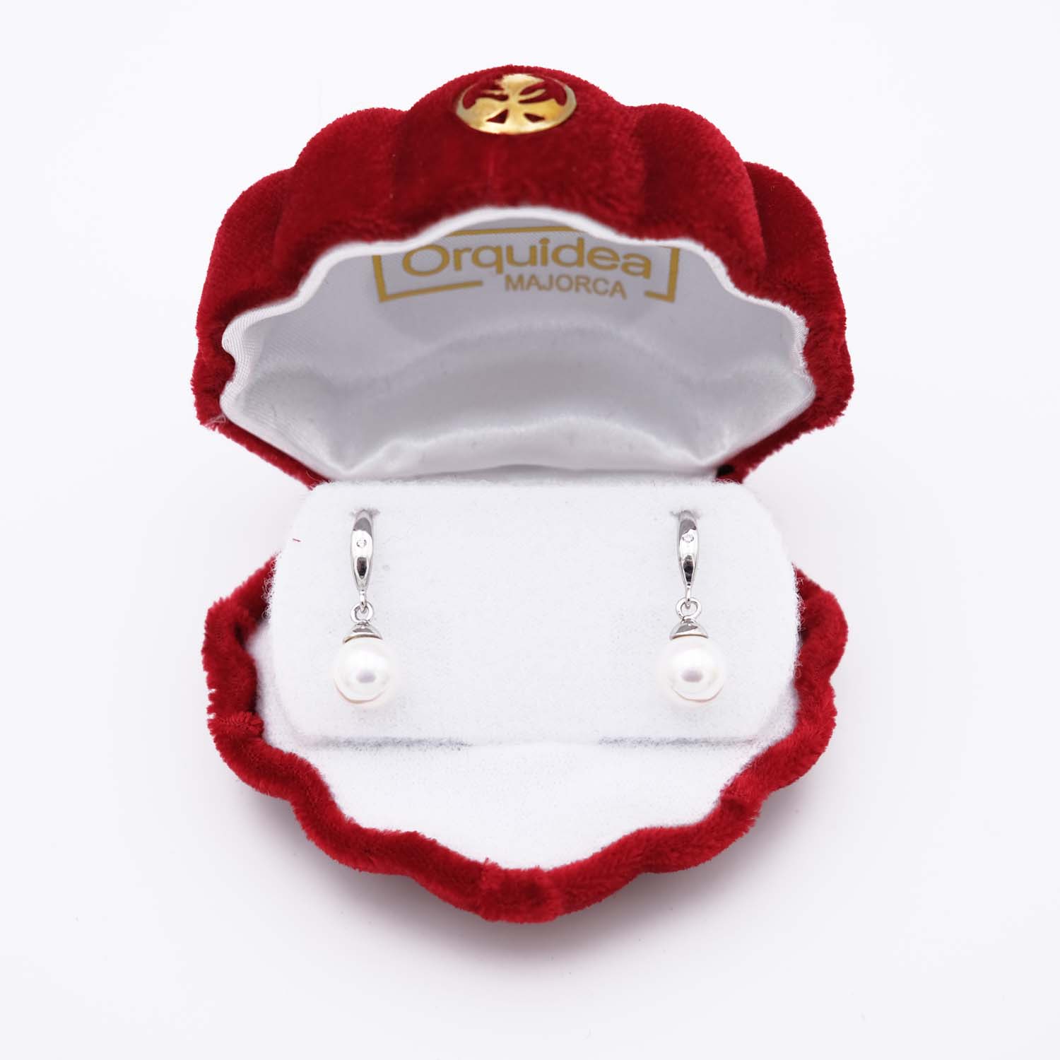 Boucles d'Oreilles en Perles de Majorque - 8 x 23 mm - Image 4