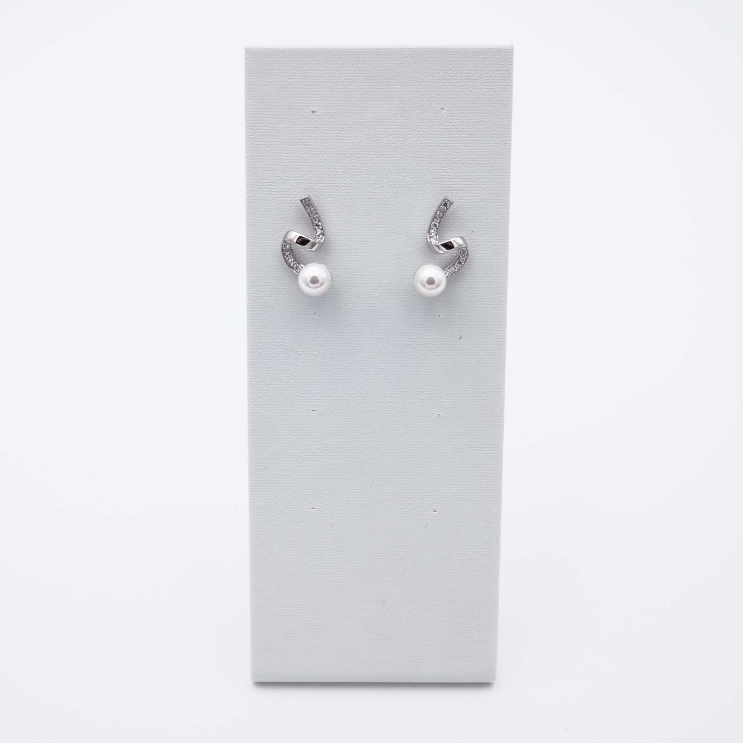 Boucles d'Oreilles en Perles de Majorque - 10 x 25 mm - Image 7